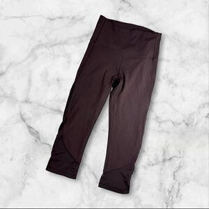 Lululemon Size 4 Maroon Leggings 23"